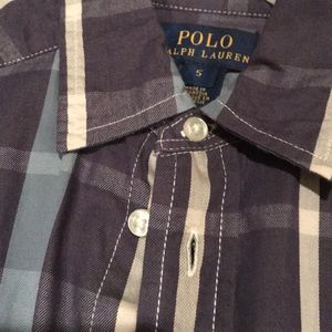 Ralph Lauren button down boys shirt size 5